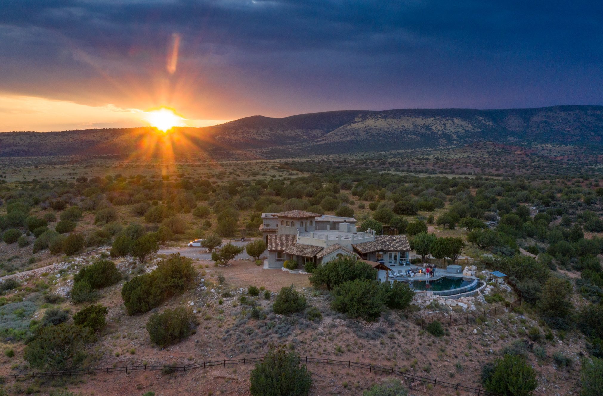 Luxury Sedona vacation rental home views